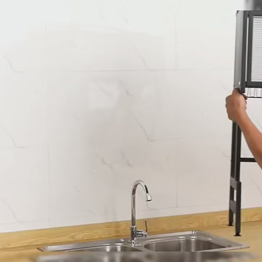 Escurridor Organizador de Platos Premium con Tapa Antipolvo